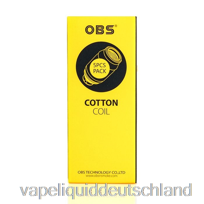 Obs Cube Mini Ersatzspulen 1,2 Ohm N1 Kanthal Spule Vape Deutschland